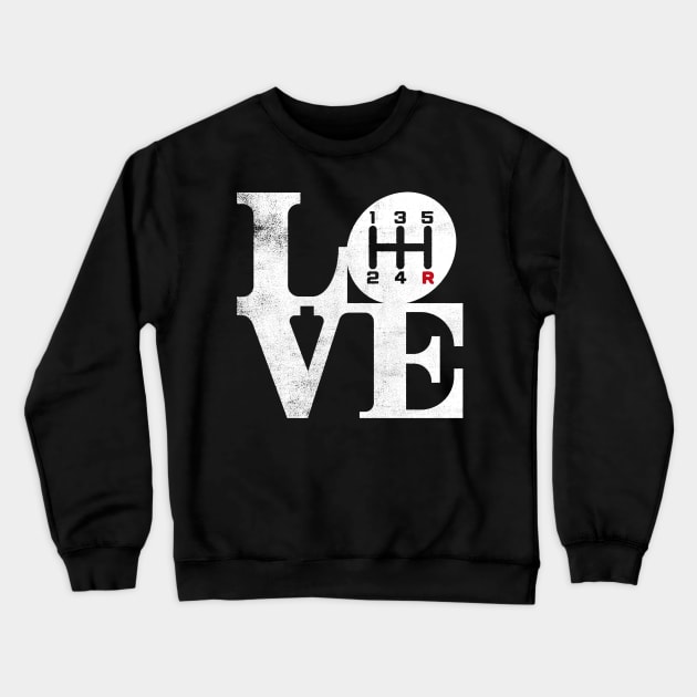 Manual Transmission Cars Crewneck Sweatshirt by cowyark rubbark